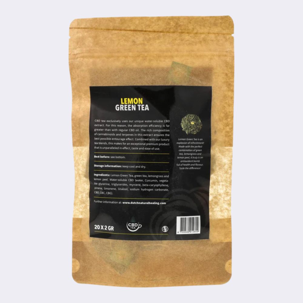 Chá Verde Limão CBD - Venda Somente com Receita - Imagem 3